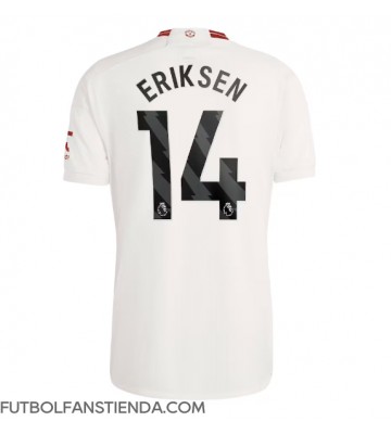 Manchester United Christian Eriksen #14 Tercera Equipación 2023-24 Manga Corta